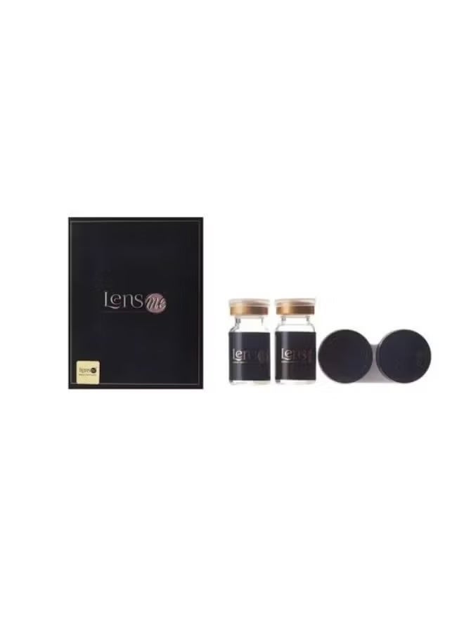 LensMe Monthly Contact Lenses (HONEY ) - Colored Cosmetic - Pack Containing Two Lenses For Use For 6 Months - Image 2